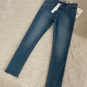 Slim Fit Blue Jeans with Classic Wash